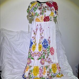 Floral Multicolor Maxi Dress